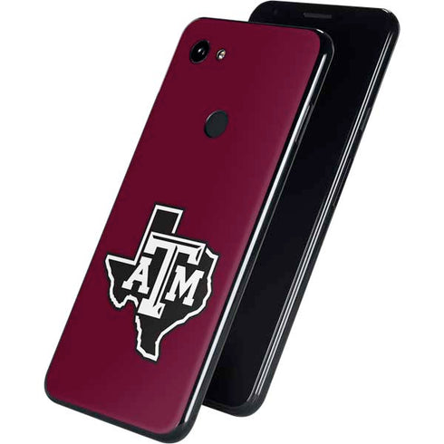 Texas A&M University Black Logo Google Pixel 3a XL Skin